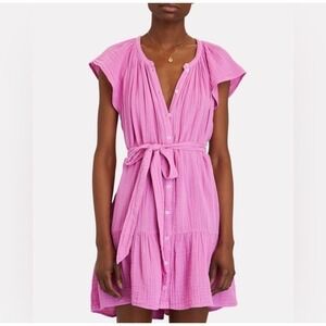 XiRENA Jude Mini Gauze Belted Dress Pink Size Medium